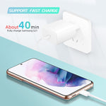 Caricabatterie rapido USB-C 45W con spina AU