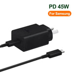 Caricabatterie rapido USB-C 45W con cavo Type-C 1 metro