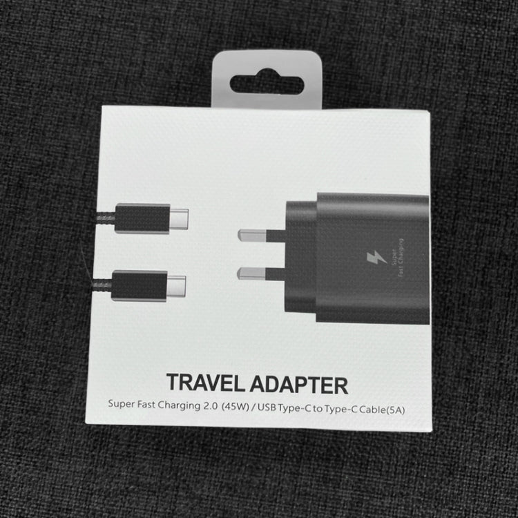 Caricabatterie rapido USB-C 45W con cavo Type-C 1 metro