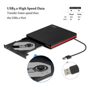BT669 USB3.0 Lettore masterizzatore CD/DVD per laptop Custodia per unità ottica Custodia per unità DVD esterna, BT669