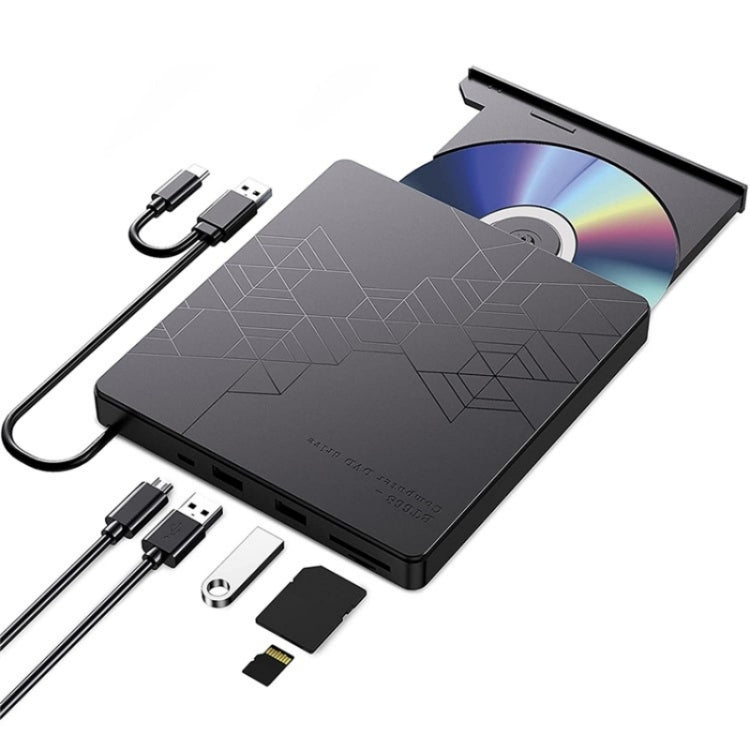 Scheda TF/SD leggibile BT668 Lettore CD multifunzione USB Lettore disco ottico esterno Masterizzatore DVD, BT668