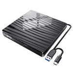 Masterizzatore DVD portatile BT689 Lettore CD con unità ottica esterna Win10 Registratore con unità ottica USB, BT689