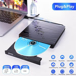 Masterizzatore DVD portatile BT689 Lettore CD con unità ottica esterna Win10 Registratore con unità ottica USB, BT689