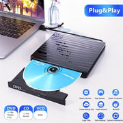 Masterizzatore DVD portatile BT689 Lettore CD con unità ottica esterna Win10 Registratore con unità ottica USB, BT689