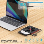 Masterizzatore DVD esterno USB Type-C compatibile Windows e Mac