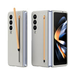 Custodia per telefono antiurto Skinfeel con penna, For Galaxy Z Fold4