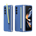 Custodia per telefono antiurto Skinfeel con penna, For Galaxy Z Fold4