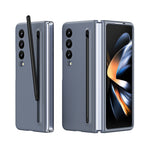 Custodia per telefono antiurto Skinfeel con penna, For Galaxy Z Fold4
