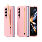 Custodia per telefono antiurto Skinfeel con penna, For Galaxy Z Fold4