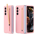 Custodia per telefono antiurto Skinfeel con penna, For Galaxy Z Fold8 Ultra 5G, For Galaxy Z Fold7 5G, For Galaxy Z Fold6, For Galaxy Z Fold5 5G