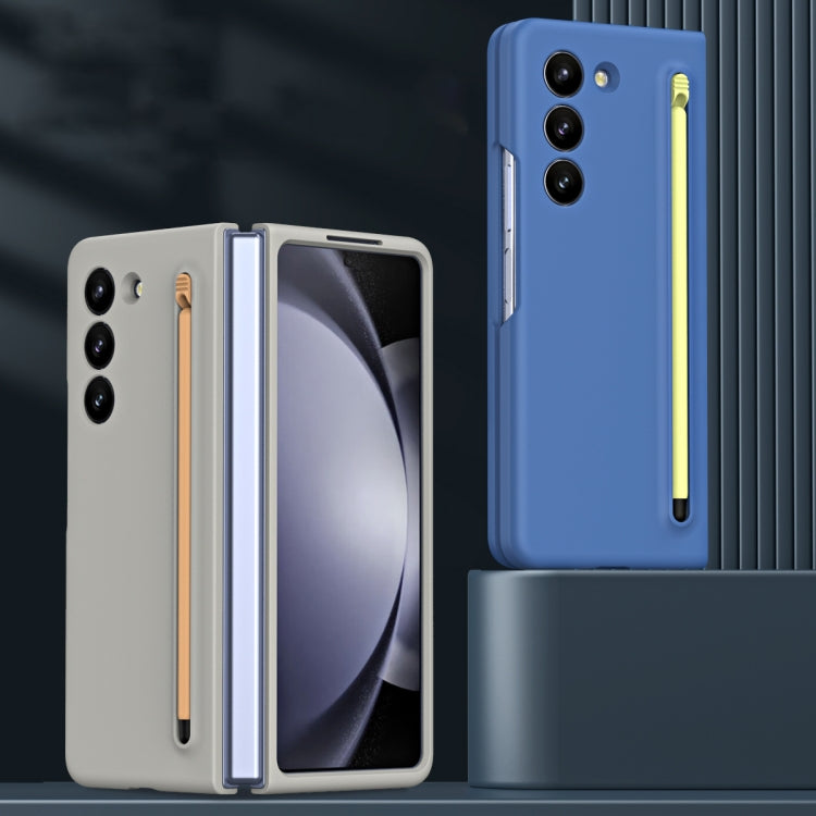 Custodia per telefono antiurto Skinfeel con penna, For Galaxy Z Fold4