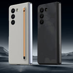 Custodia per telefono antiurto Skinfeel con penna, For Galaxy Z Fold4