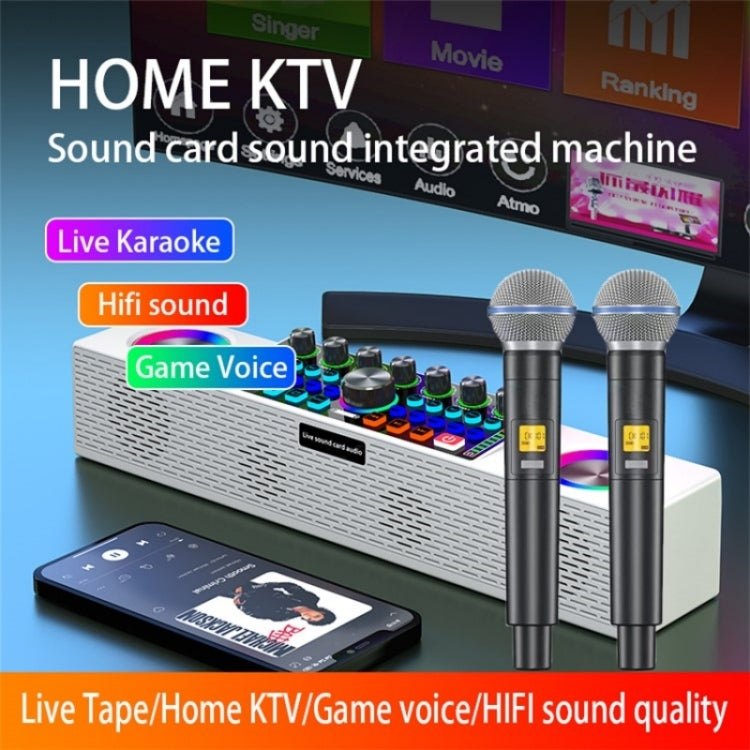 Subwoofer stereo con altoparlante per macchina all-in-one SY8 Live Sound Card con microfono