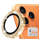ENKAY Hat-Prince Glitter Lente posteriore Pellicola in vetro temperato in lega di alluminio, For iPhone 17 Pro / 17 Pro Max, For iPhone 17, For iPhone Air