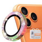 ENKAY Hat-Prince Glitter Lente posteriore Pellicola in vetro temperato in lega di alluminio, For iPhone 17 Pro / 17 Pro Max, For iPhone 17, For iPhone Air