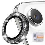 ENKAY Hat-Prince Glitter Lente posteriore Pellicola in vetro temperato in lega di alluminio, For iPhone 17 Pro / 17 Pro Max, For iPhone 17, For iPhone Air