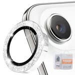 ENKAY Hat-Prince Glitter Lente posteriore Pellicola in vetro temperato in lega di alluminio, For iPhone 17 Pro / 17 Pro Max, For iPhone 17, For iPhone Air