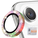 ENKAY Hat-Prince Glitter Lente posteriore Pellicola in vetro temperato in lega di alluminio, For iPhone 17 Pro / 17 Pro Max, For iPhone 17, For iPhone Air