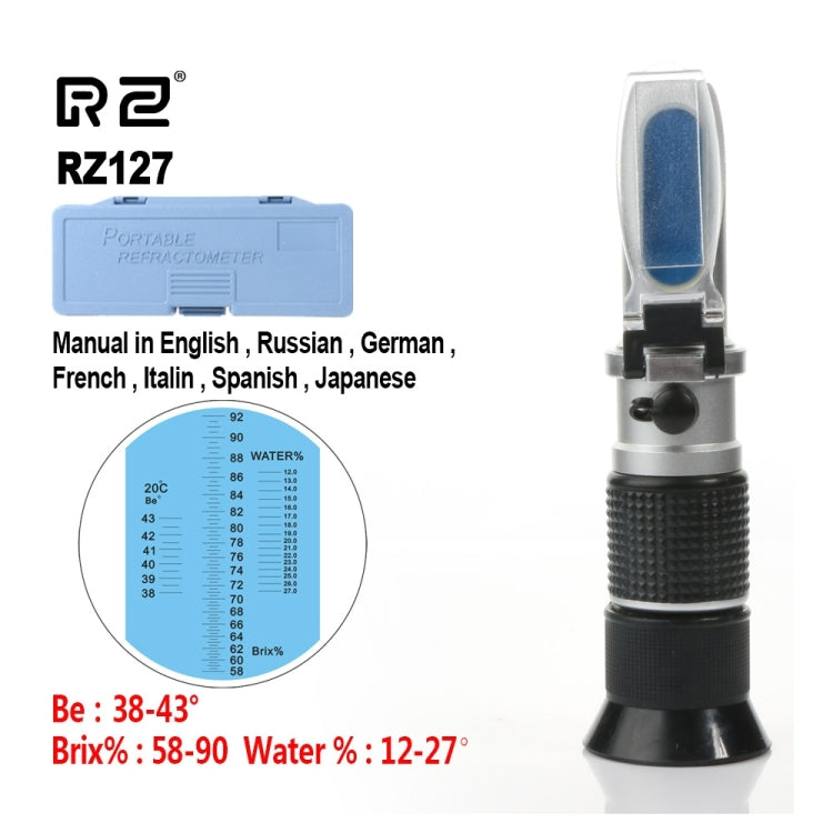 Rifrattometro Brix 3 in 1 per Miele, Zucchero e Alimenti