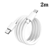 XJ-97 Cavo dati di ricarica rapida USB-C / da tipo C a tipo C da 60 W 3 A per iPhone serie 15/serie iPad, 0.3m, 0.5m, 1m, 2m