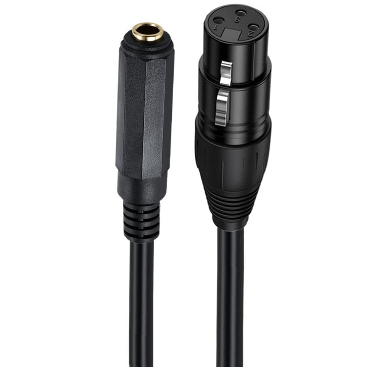 Cavo di collegamento amplificatore audio altoparlante JUNSUNMAY, lunghezza: 50 cm, 6.35mm Female to XLR Male, 6.35mm Female to XLR Female