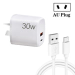 Caricatore USB-C PD 30W + QC3.0 con cavo USB-Type C 1m