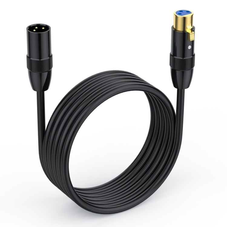 Cavo audio JUNSUNMAY XLR maschio a femmina Cavo audio a 3 pin Cavo schermato bilanciato, 0.5m, 1m, 1.5m, 2m, 3m, 5m, 10m, 15m, 20m