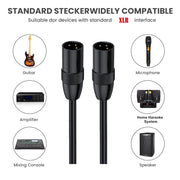 Cavo audio XLR maschio-maschio bilanciato 3 pin