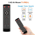Telecomando Smart Wireless Air Mouse T1-PRO-L retroilluminato