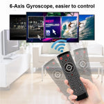 Telecomando Smart Wireless Air Mouse T1-PRO-L retroilluminato