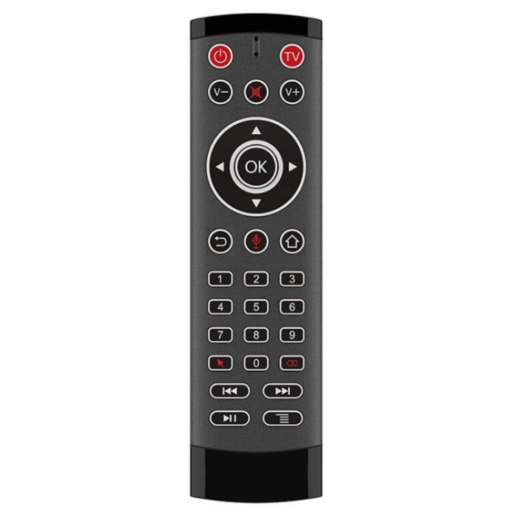 Telecomando T1-PRO-TV con microfono e Air Mouse