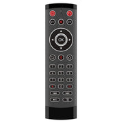 T1-PRO-TV con microfono Android TV Box telecomando intelligente con funzione IR a 2 tasti Air Mouse, T1-PRO-TV