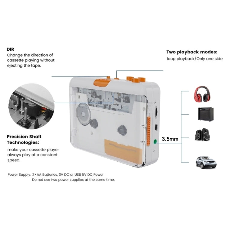 EZCAP218SP Convertitore portatile cassette a MP3
