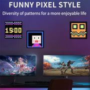 ID16 Pubblicità IDM Art Cyberpunk Style Cartoon Screen Divertente schermo pixel desktop dinamico, ID16