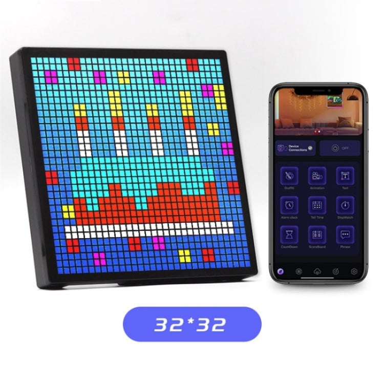 ID32 Sveglia dinamica Pixel Screen USB Bluetooth