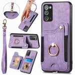 Custodia per telefono a portafoglio multi-scheda effetto pelle retrò, For Samsung Galaxy S23 FE 5G, For Samsung Galaxy Note20  Ultra, For Samsung Galaxy Note20, For Samsung Galaxy Note10