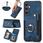 Custodia per telefono a portafoglio multi-scheda effetto pelle retrò, For Samsung Galaxy S23 FE 5G, For Samsung Galaxy Note20  Ultra, For Samsung Galaxy Note20, For Samsung Galaxy Note10