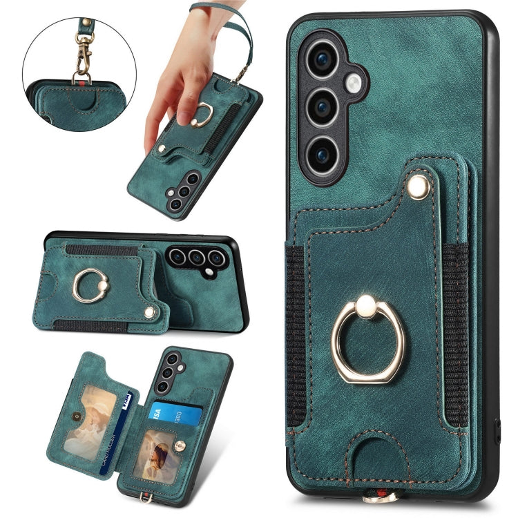 Custodia per telefono a portafoglio multi-scheda effetto pelle retrò, For Samsung Galaxy S23 FE 5G, For Samsung Galaxy Note20  Ultra, For Samsung Galaxy Note20, For Samsung Galaxy Note10