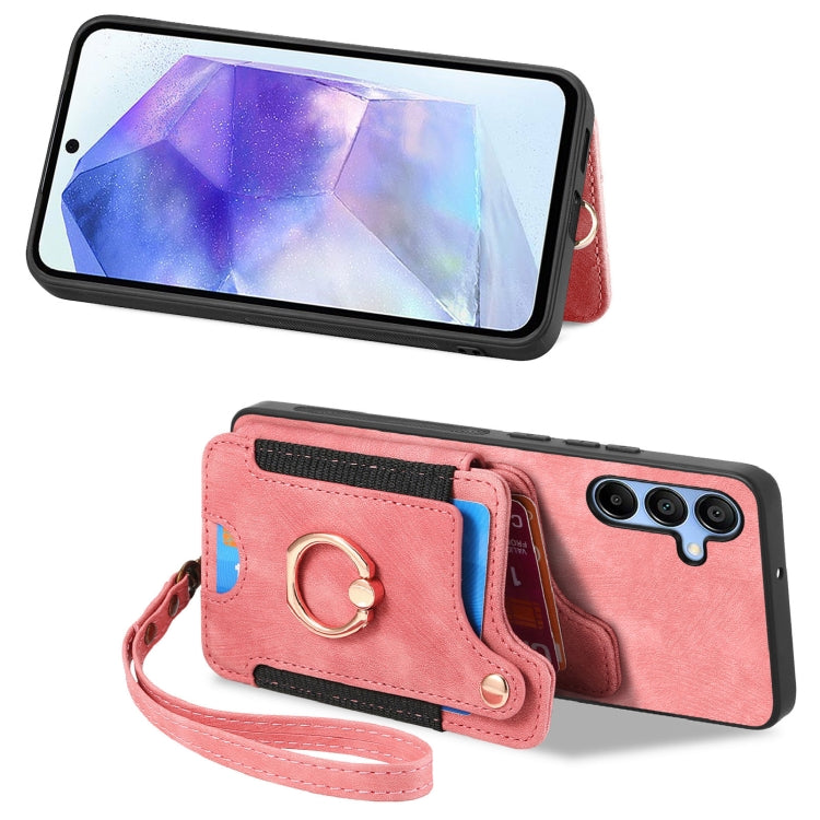 Custodia per telefono a portafoglio multi-scheda effetto pelle retrò, For Samsung Galaxy A55, For Samsung Galaxy A35, For Samsung Galaxy S24 Ultra 5G, For Samsung Galaxy S24+ 5G