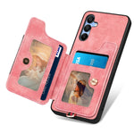 Custodia per telefono a portafoglio multi-scheda effetto pelle retrò, For Samsung Galaxy A55, For Samsung Galaxy A35, For Samsung Galaxy S24 Ultra 5G, For Samsung Galaxy S24+ 5G