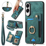 Custodia per telefono a portafoglio multi-scheda effetto pelle retrò, For Samsung Galaxy A57 5G, For Samsung Galaxy A37 5G, For Samsung Galaxy S25 Edge 5G, For Samsung Galaxy A56 5G