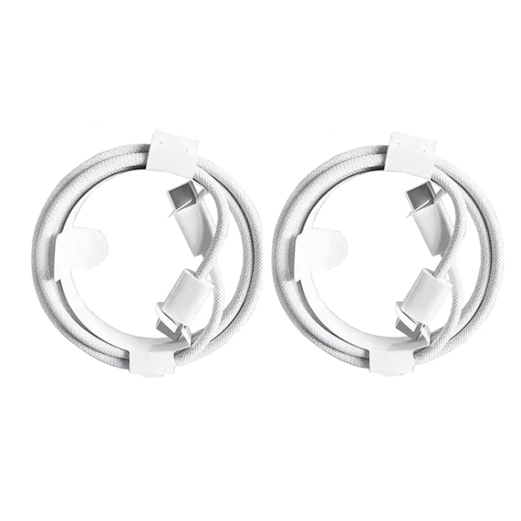 XJ-99 Cavo dati di ricarica rapida USB-C / da tipo C a tipo C da 2 m 60 W per iPhone serie 15 / serie iPad, 60W (2pcs)