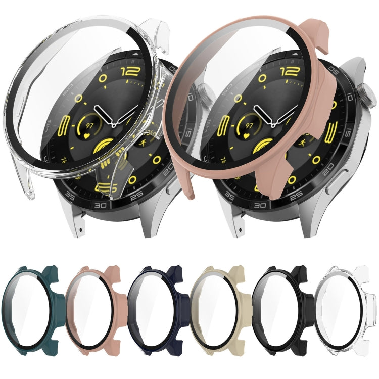 Custodia protettiva per orologio integrata in PC + pellicola temperata, For Huawei Watch GT 4 46mm