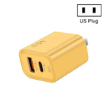 Caricabatterie USB-C 45W + USB QC3.0 20W per smartphone compatibi