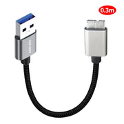 Cavo JUNSUNMAY USB 3.0 maschio a Micro-B compatibile con il disco rigido della fotocamera Samsung, 0.3m, 1m, 2m, 3m, 5m