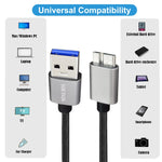 Cavo JUNSUNMAY USB 3.0 maschio a Micro-B compatibile con il disco rigido della fotocamera Samsung, 0.3m, 1m, 2m, 3m, 5m