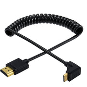 Cavo a molla JUNSUNMAY 4K 60Hz Mini HDMI maschio a HDMI 2.0V maschio, 1.2m, 1.8m, 2.5m