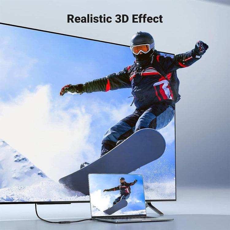 Cavo a molla JUNSUNMAY 4K 60Hz Mini HDMI maschio a HDMI 2.0V maschio, 1.2m, 1.8m, 2.5m