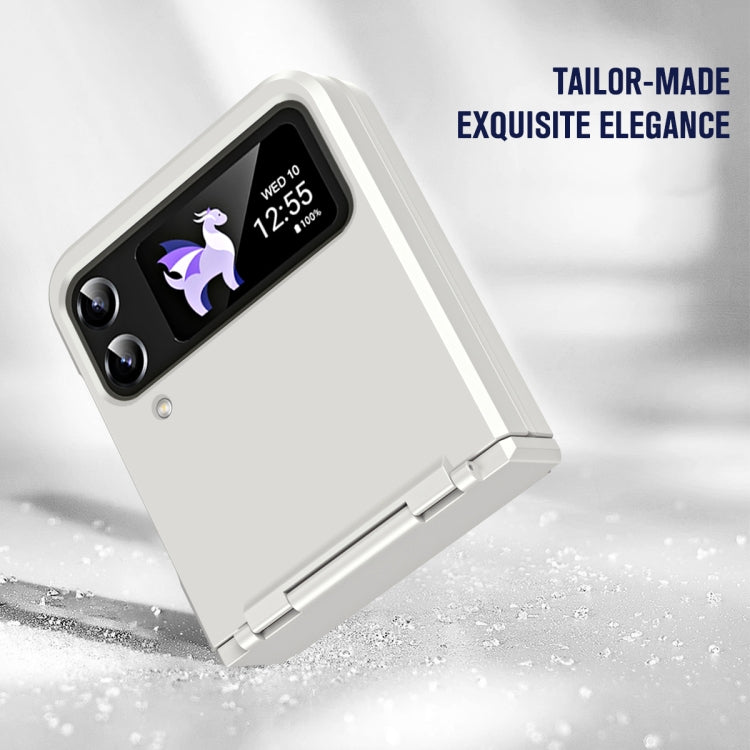 Custodia per telefono antiurto con cerniera integrale con pellicola diamantata, For Galaxy Z Flip4, For Galaxy Z Flip3