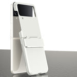 Custodia per telefono antiurto con cerniera integrale con pellicola diamantata, For Galaxy Z Flip4, For Galaxy Z Flip3